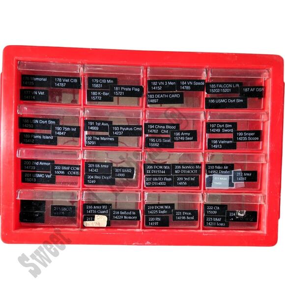 16 Drawer Small Parts Organizer, Drawers are 5-38" x 2-3/8", EUC - Picture 1 of 7